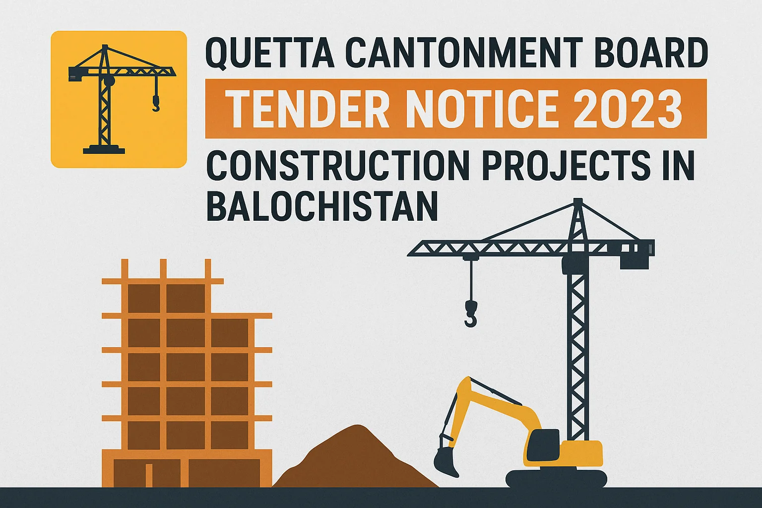 Quetta Cantonment Board Tender 2023 – Apply for Government Construction Projects